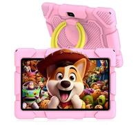VASOUN Android 13 Kids Tablet 7 inch with Parental Control, 32GB Memory, Eye Protection Screen, 3500mAh Battery, 512GB Expandable, WiFi & Dual Camera (Pink)