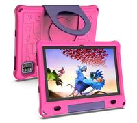 VASOUN Kids Tablet 10 inch, Android 14 Tablets for Kids with 6GB RAM and 64GB ROM, 6000 Mah, Tablet PC with Time Limits, Age Filters, Parental Controls, 5G WIFI, Bluetooth(Pink)
