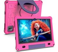 VASOUN Kids Tablet 10 inch, Android 15 Tablets for Kids with 6GB RAM and 64GB ROM, 6000 Mah, Tablet PC with Time Limits, Age Filters, Parental Controls, 5G WIFI, Bluetooth(Pink)