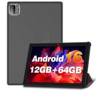 VASOUN Tablet 10 Inch with Pink Case, Android 16 Tablet PC with 12GB(3+9GB Expand) RAM 64GB ROM,6000mAh Battery,1280 * 800 IPS,Dual Speaker,Dual Cameras,Type C
