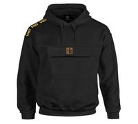 Vass Culture Hoody with Zipped Chest Pocket: Black: Small