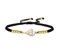 VASSAGO Allah Bracelet Adjustable Handmade String Islam Arabic God Charm Bracelet Eid Ramadan Gift Islamic Jewelry for Muslim Women Men