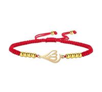 VASSAGO Allah Bracelet Adjustable Handmade String Islam Arabic God Charm Bracelet Eid Ramadan Gift Islamic Jewelry for Muslim Women Men