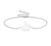 VASSAGO Allah Bracelet Islamic Muslim Arabic Calligraphy Bracelet，Silver