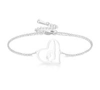 VASSAGO Gymnastics Bracelets Gymnastics Gifts Rhythmic Flipping Heart Charm Bracelet Sports Ballerina Gymnast Team Jewelry for Women Daughter Coach