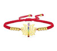 VASSAGO Lotus Flower Chakra Bracelet 7 Chakra Lotus Bracelet，Gold 3