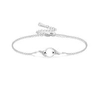 VASSAGO Rise From the Ashes Phoenix Bracelet Stainless Steel Fire Bird Charm Adjustable Slider Braided Rope String Bracelet Symbol of Luck and Renewal Birthday Gift for Women (silver)