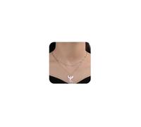 VASSAGO Rising Phoenix Necklace Fire Bird Pendant Necklace for Women Stainless Steel Trendy Jewelry Gifts