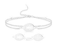 VASSAGO Saint Benedict Medal Bracelet Medalla De San Benito Bracelets Handmade Adjustable String Catholic Rosary Exorcism Christian Protection Religious Jewelry Gifts for Women Men