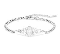 VASSAGO Virgin Mary Bracelet for Women Stainless steel Dainty Virgen de Guadalupe Rosary Jesus Cross Charm Link Bracelets Catholic Crucifix Christian Religious Baptism Gift