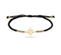 VASSAGO Witches Knot Bracelet for Women Men Stainless Steel Magic Celtic Knot Adjustable Colored Beaded Braided Witch Knot Bracelets String Wiccan Witchcraft Jewelry (Witch Knot-B)