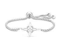 VASSAGO Witches Knot Bracelet Tetragrammaton Pentagram Bracelet Witch's Celtic Knot Pendant Adjustable Protection Witchcraft Pagan Jewelry for Women Men (Silver 2)