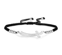 VASSAGO Zulfiqar Bracelet for Women Men Stainless Steel Imam Ali Sword Pendant Islamic Arabic Braided Rope String Islam Muslim Jewelry (String-B-S)