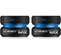 VASSO Baller Hair Styling Wax for Men - Strong Hold and High Shine - 5.27 oz each (2 pcs)