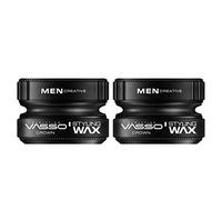 VASSO Evolution Men Creative Pro Aqua Crown Hair Styling Wax, 150 ml 2 Pack, Everyday Styling