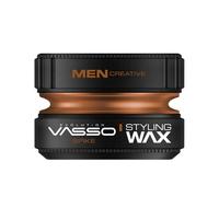 Vasso Spike Pro Clay Hair Dry Surfer Matte Look Styling Wax 150ml, Brown, 1 Count