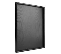 Vassoio Caffe Rectangle Shaped Wood Tea Coffee Snack Food Meals Serving Tray Plate Trays 40 X 30 Cm Wood Vassoio Black (40 * 30cm)