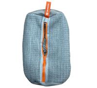 VASSON Sneaker Wash Bag 2 Pack & Bonus Storage Bag - Chenille Microfiber Shoe Washing Machine Bag - Heavy Duty Scrubber Pouch for Running Shoes & Canvas, 2Pack Cool Grey / Klein Blue, XXL