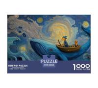 Vast Starry Sea 1000 Pieces for Adults Jigsaw Puzzles Educational Game Star Ocean Challenge High Difficulty Beautiful Decoration Puzzle38x26cm/1000pcs
