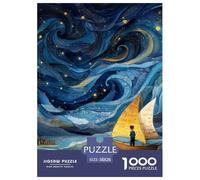 Vast Starry Sea Jigsaw Puzzles for Adults 1000 Educational Game Challenge Toy Star Ocean Challenge High Difficulty for Decompression And Wall Decor38x26cm/1000pcs