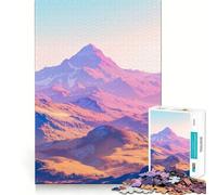 Vast Views of The Hills 1000 Pieces Puzzles for Teenagers Mind Boost Fun High Accuracy Cutting Craft Calming Mental Break Activity (38x26cm)