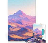 Vast Views of The Hills Jigsaw Puzzles 1000 Piece for Adults Recall Fun Play Firm Fit Secure Assembly Family Fun Night Activity (50x75cm)