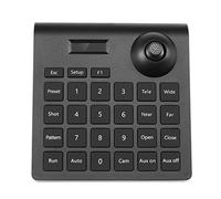 Vastaint PTZ Controller Analog Camera Controller with RS485 Cable Connection Mini Sized Glowing Button and Indispensable in Security System