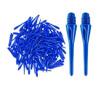 Vastarsky 2BA Thread Soft Dart Tips, 300 Pack Plastic Dart Points Replacement, Premium Dart Accessories (Blue)