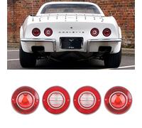 VASTAUTO C3 Tail Lights and Backup Lights Compatible with 1975 - 1979 Corvette C3 Reproduction Light Set