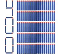VastCart 400 foam darts refill pack, compatible with Elite-style blasters. Soft tip, durable foam, individually packaged for play, parties, and replacement ammo. Blue (400 Foam Darts)