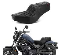 VASTMT 2-Up One-Piece Driver and Passenger Seat with Diamond Pattern Stitching Compatible with Rebel 300 Rebel 500 CMX 300 CMX 500 2017-2025