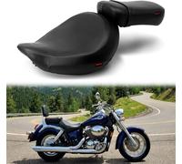 VASTMT Motorcycle Driver Passenger Seat with Diamond Pattern Stitching for Honda Shadow ACE VT750 VTC750C VTC750CD 1998 1999 2000 2001 2002 2003