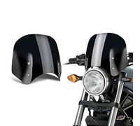 VASTMT Motorcycle Windshield Spoiler Wind Deflector Air Deflector Windscreen for Rebel CMX300 / CMX 500 2017-2024, Rebel 500 300 Wind Deflector Smoke