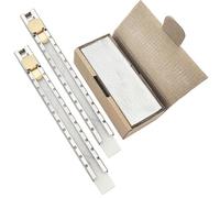 VASTOOLS Flat Soapstone Holders,2pc Welding Soapstone Pencil Holders, Extra 30pcs Flat Stone Refills, for Welders,Students,Mark White Clear and Removable Markings,Welding Accessories