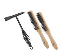 VASTOOLS Welding Chipping Hammer with Coil Spring Handle,10.5",Cone and Vertical Chisel,11" Wire Brush