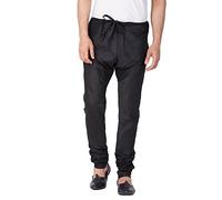 VASTRAMAY Churidar Mens Cotton Silk Pyjamas A11, black, 42