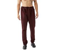 VASTRAMAY Churidar Mens Cotton Silk Pyjamas A11, wine red, 42