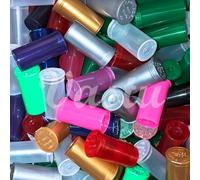 Vastu 19DR - 19 Dram Pop Top Containers Bottle Vials - Holds 3.5 Gram - (Squeeze Pot Tub, Poptops, Pop Tops) (1)