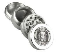 Vastu Basil Bush 4 Part 40mm Aluminium Herb Grinder, 3D Print