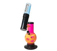 Vastu Made for CHONGZ Acrylic Bong 40cm Anonymous Split Straight Waterpipe - Random Colour Delivery