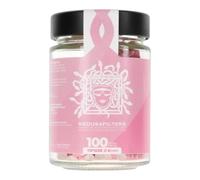 Vastu Medusa Filters Premium Carbon Filter Tips - 6mm Cigarette Filters, 100 Pack in Glass Jar with Activated Carbon for Smoother Draw (Rose Edition)