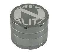 Vastu Mix n Blitz Metal Grinder 55mm, Razor Sharp Teeth, Lightweight 4 Part Aloy Shredder for Tobacco Herb with Vastu Mylar Bag (Grey, 55mm)