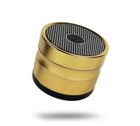 Vastu Mylar Bag Made for Chongz Metal Grinder 60mm, 4 Part Zen Shredder with Magnetic Lid, Mesh Filter, Dust Compartment and Spoon/Scraper (Gold)