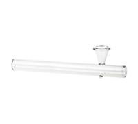 Vastu Premium Glass Portable Pipe - 11cm (Clear)