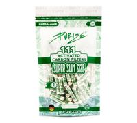 Vastu Purize Super Slim 5mm Activated Carbon Filter Tips - 111 Resealable Bag Pack (1 Pack)