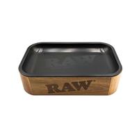 Vastu RAW Cache Wooden Box with RAW Classic Rolling Tray Station (Murder Tray)