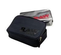 Vastu RAW Enhanced Black Smell Proof Smokers Pouch - 5 Layer Odour Blocking Storage Bag with Foil System (Small)