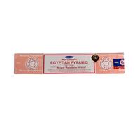 Vastu Satya Incense Sticks - Hand-Rolled World Famous Incense - Natural Blend - Bestselling Incense Brand Worldwide (1 Pack - One Fragrance) (Egyptian Pyramid)