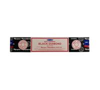 Vastu Satya Incense Sticks - Hand-Rolled World Famous Incense - Natural Blend - Bestselling Incense Brand Worldwide (1 Pack - One Fragrance) (Black Diamond)