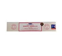 Vastu Satya Incense Sticks - Hand-Rolled World Famous Incense - Natural Blend - Bestselling Incense Brand Worldwide (1 Pack - One Fragrance) (Sweet Vanilla)